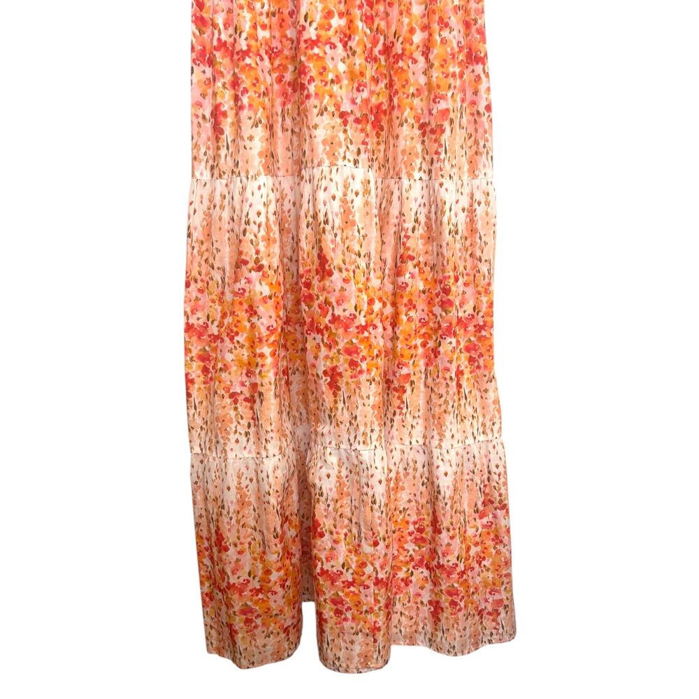 Christy Dawn, Women's 'The Brooklyn' Maxi Dress, Sunset Gladiola, Orange X-Small - Picture 5 of 12